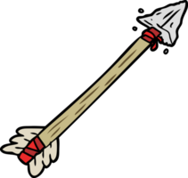 cartoon primitive arrow png