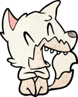 laughing fox cartoon png