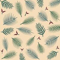 Leaves in pattern illustration vector