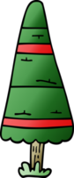 caricatura, garabato, árbol de navidad png