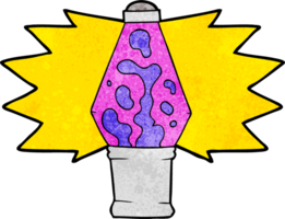 lampe à lave dessin animé png