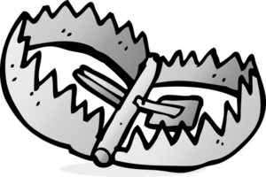 cartoon bear trap png