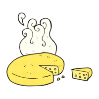 mano dibujado dibujos animados queso png