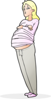 dessin animé femme enceinte png