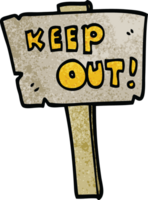 cartoon doodle sign post png