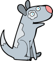 cartoon happy dog png