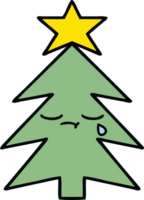 carino cartone animato di un' Natale albero png