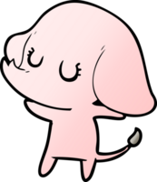 elefante simpatico cartone animato png