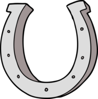 cartoon iron horse shoe png