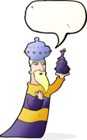 uno de los tres reyes magos con bocadillo png