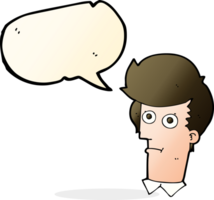 cartoon staring face with speech bubble png