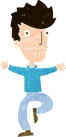 homme effrayé de dessin animé png