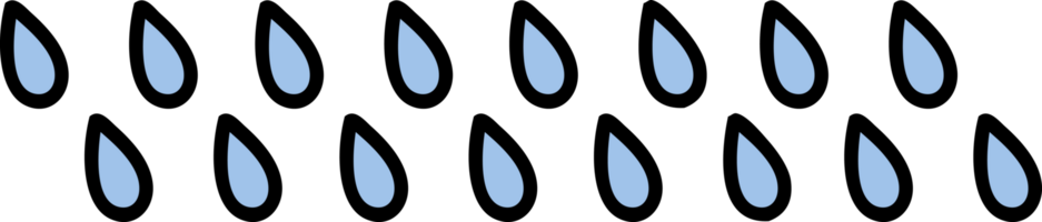 tattoo in traditional style of rain drops png