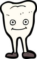 cartoon happy tooth png