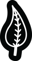 naturlig blad ikon symbol png