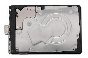 Harddrive isolated on white background photo