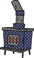 hand drawn cartoon doodle of a house furnace png