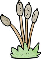 cartoon doodle bed of reeds png