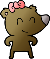 desenho de urso fêmea png