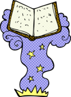 cartoon magic spell book png