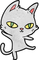 cartoon cat staring png