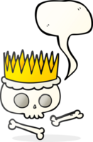 hand drawn speech bubble cartoon crown png