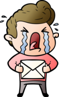 hombre llorando de dibujos animados png