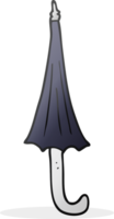 hand drawn cartoon umbrella png