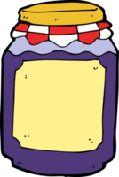 cartoon jar of jam png