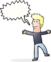 cartoon stressed man with speech bubble png