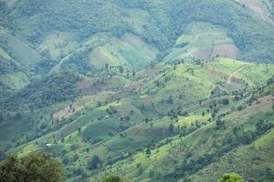 Mountain in Nan Province, northern of Thailand photo