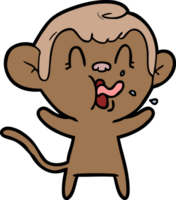 macaco de desenho animado png