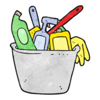 cleaning products  hand textured cartoon png