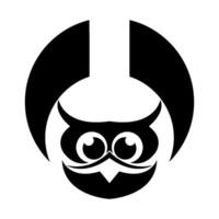búho icono ilustración vector