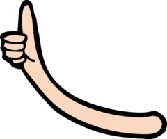 cartoon arm gesture png