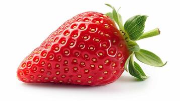 Strawberry on White Background photo