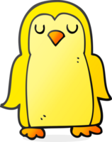 hand drawn cartoon bird png