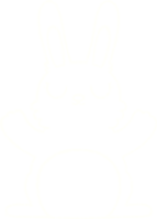 rabbit Chalk Drawing png