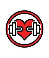 Fitness Gym logo design template vector