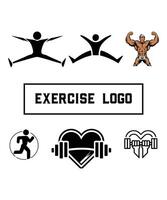 Fitness Gym logo design template vector