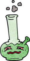 bong de garabato de dibujos animados png