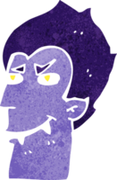 cara de vampiro de desenho animado png