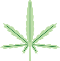 hand drawn quirky cartoon marijuana png