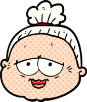 Cartoon alte Dame png