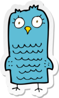 sticker of a cartoon bird png