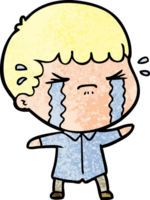 cartoon man crying png