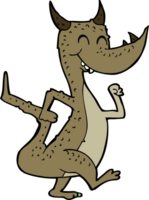 dragon heureux de dessin animé png