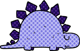 desenho animado doodle dinossauro pré-histórico png