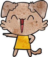 happy little dog cartoon png