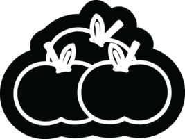 pile of apples icon symbol png